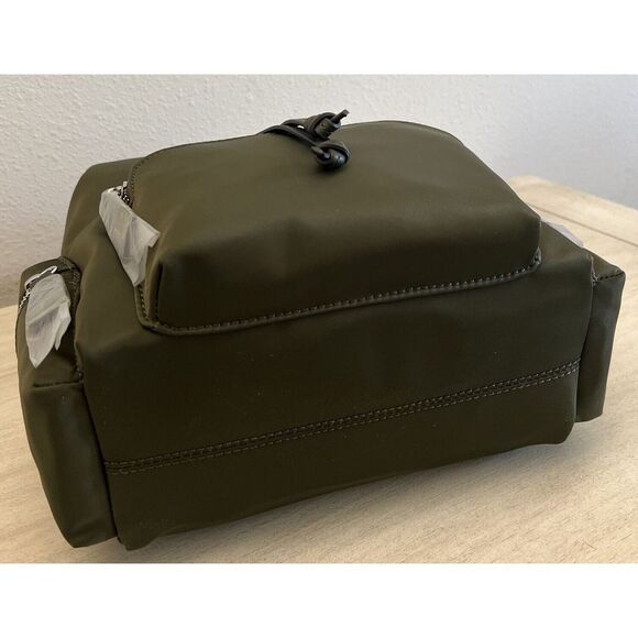 GUESS NL889431 ABERNATHY NYLON OLIVE BACKPACK TOTE BAG - Picture 7 of 15